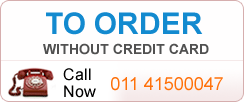 To Order without Credit Card